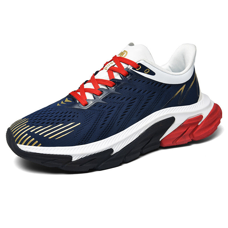 Men's Sports Shoes Sneakers New Shock Absorption Air Cushion Ultra Light Breathable Men Casual Running Shoes Big Size 39-46