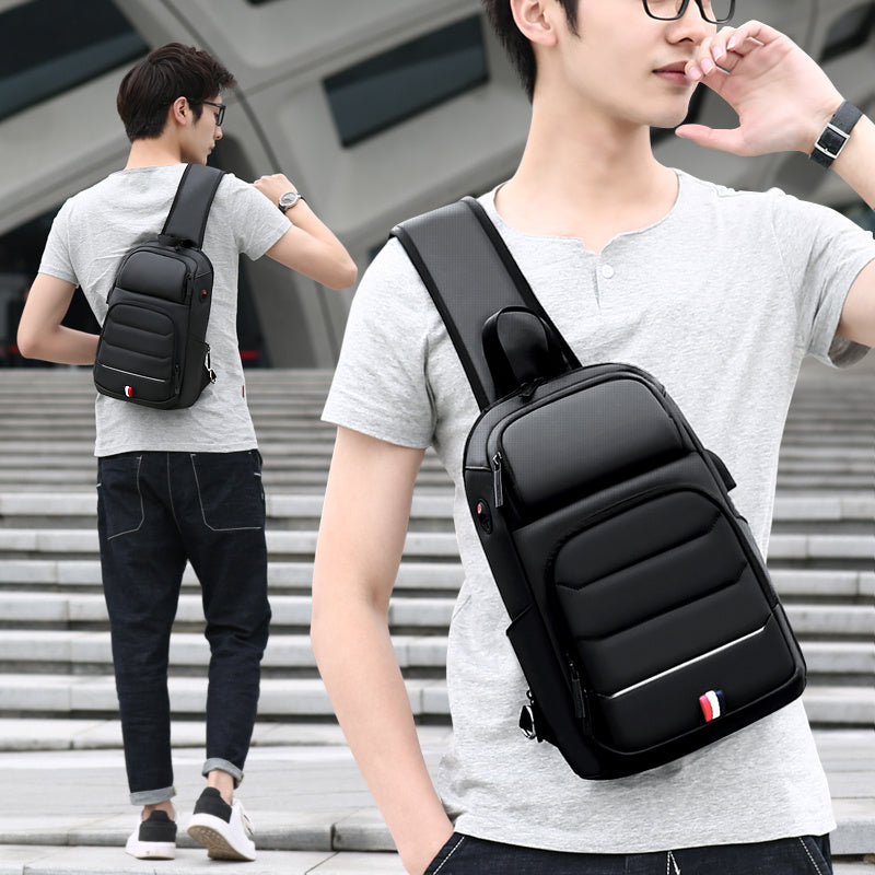 Multifunctional Waterproof Outdoor Leisure Messenger Bag Men