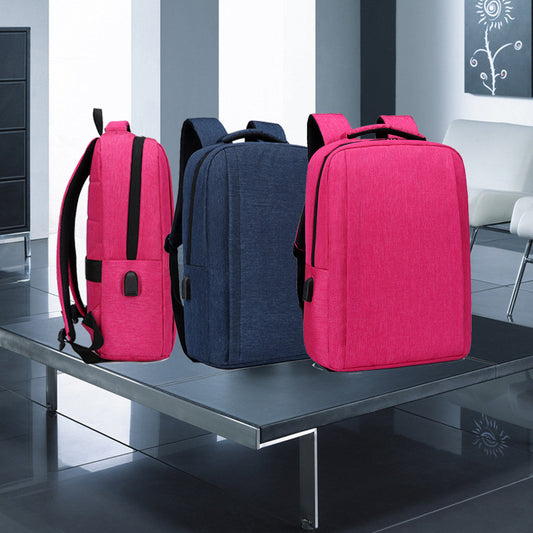 Customized Backpack Computer Bag Simple Men And Women Customized Korean