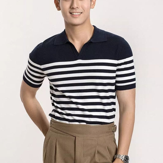 Casual Men's Outfit Tops Slim Fit